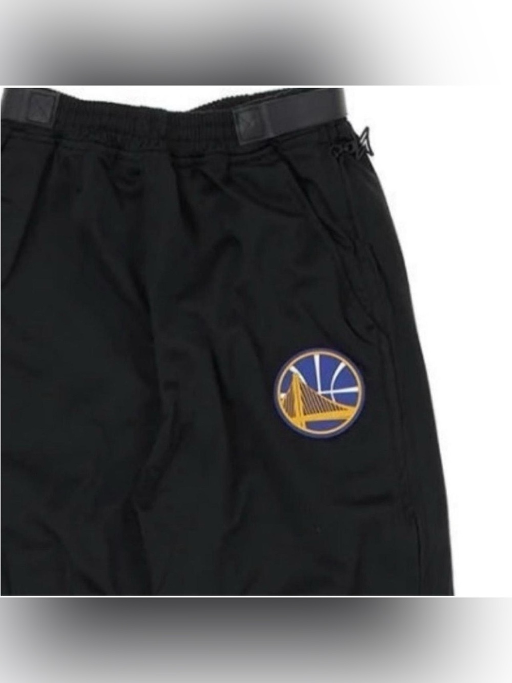 Zipaway NBA Men’s Golden State Warriors Tear Away Pants, Black XXL